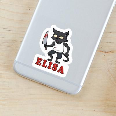 Elisa Aufkleber Psycho-Katze Gift package Image