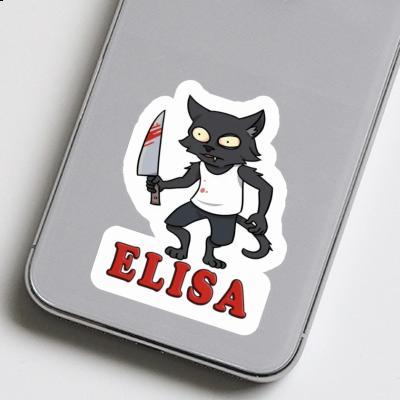 Elisa Aufkleber Psycho-Katze Gift package Image