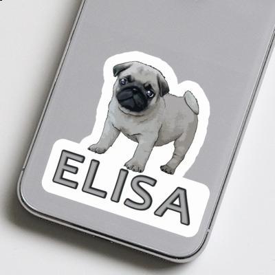 Sticker Pug Elisa Image