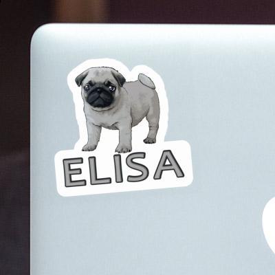 Sticker Pug Elisa Gift package Image