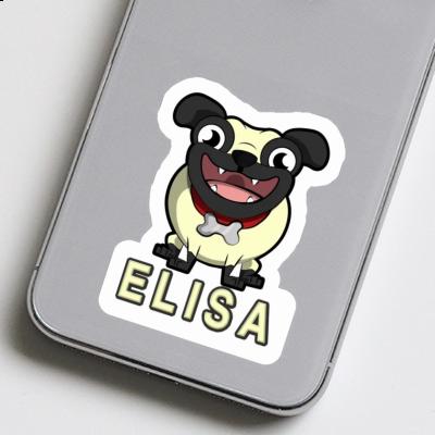 Elisa Sticker Pug Gift package Image