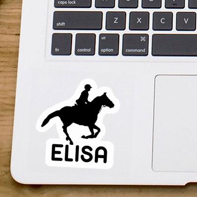 Sticker Reiterin Elisa Laptop Image