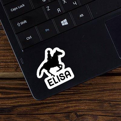 Sticker Reiterin Elisa Laptop Image