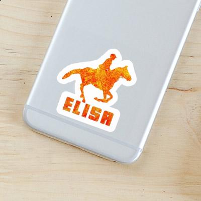 Sticker Elisa Horse Rider Laptop Image