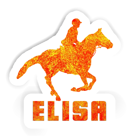 Sticker Elisa Horse Rider Image