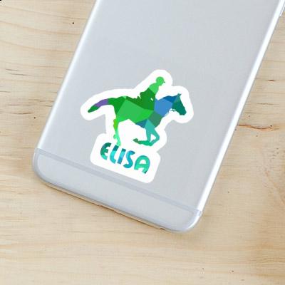 Sticker Elisa Horse Rider Image