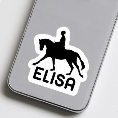 Sticker Elisa Horse Rider Notebook Image