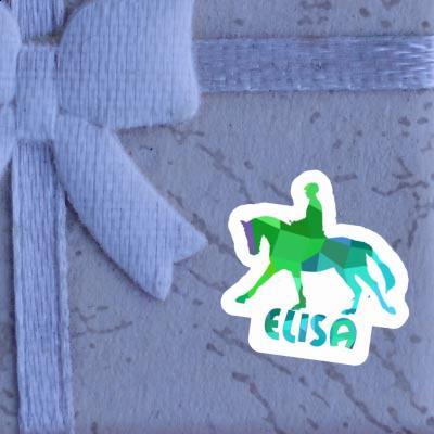 Sticker Elisa Horse Rider Image