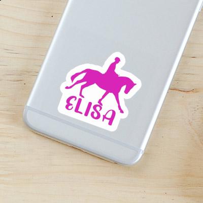 Sticker Elisa Horse Rider Laptop Image