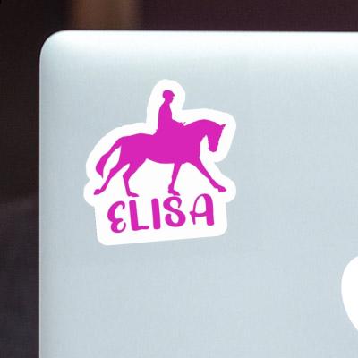 Sticker Elisa Horse Rider Image