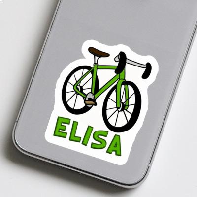 Racing Bicycle Sticker Elisa Notebook Image