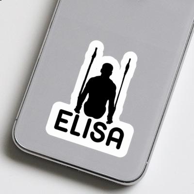 Ring gymnast Sticker Elisa Laptop Image