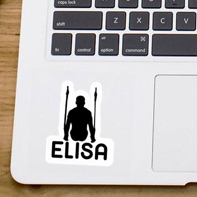 Ring gymnast Sticker Elisa Laptop Image