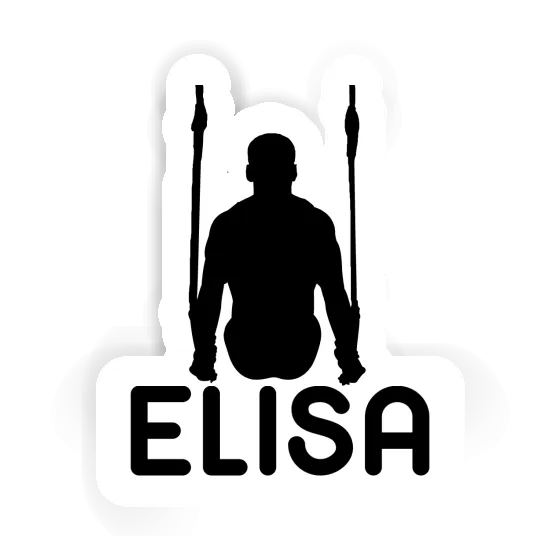 Ring gymnast Sticker Elisa Notebook Image