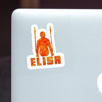 Sticker Elisa Ring gymnast Notebook Image