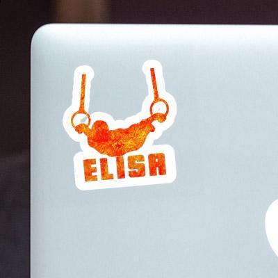 Sticker Elisa Ring gymnast Notebook Image