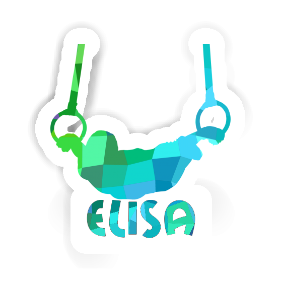 Elisa Sticker Ring gymnast Notebook Image