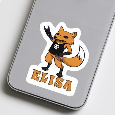 Elisa Sticker Fox Notebook Image