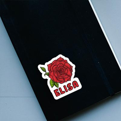 Elisa Sticker Rose Image