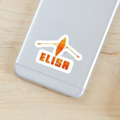 Rowboat Sticker Elisa Notebook Image