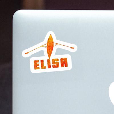 Rowboat Sticker Elisa Laptop Image