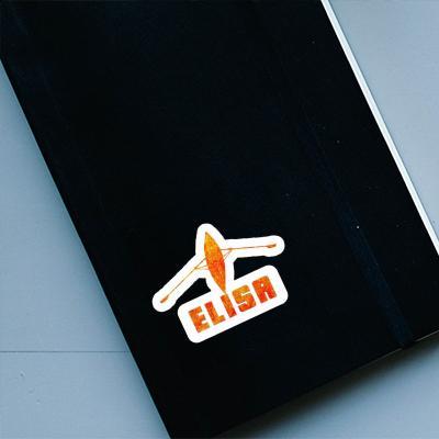 Rowboat Sticker Elisa Notebook Image