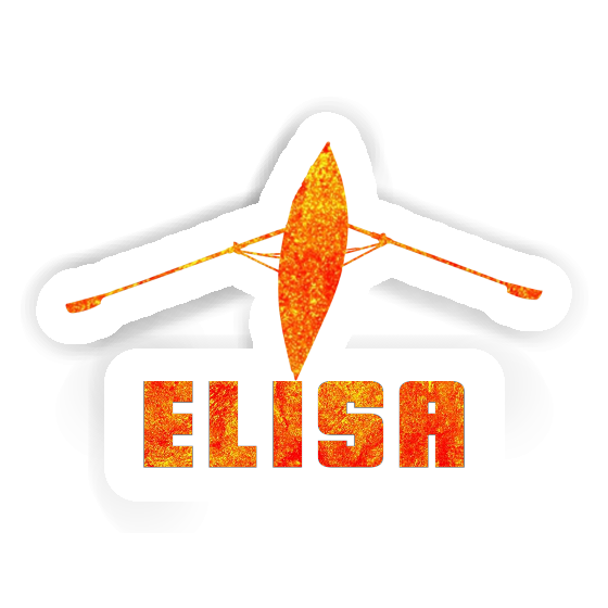 Rowboat Sticker Elisa Laptop Image