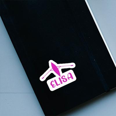 Ruderboot Sticker Elisa Laptop Image