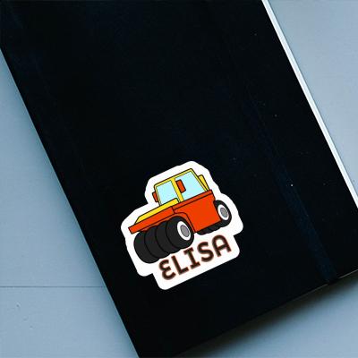 Sticker Elisa Wheel Roller Notebook Image