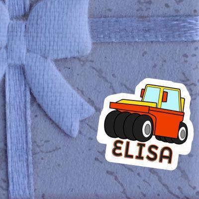 Sticker Elisa Wheel Roller Notebook Image