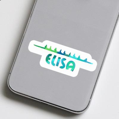 Rowboat Sticker Elisa Notebook Image