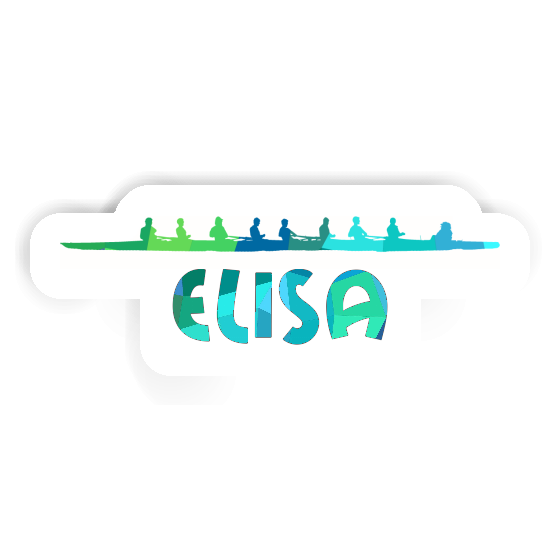 Rowboat Sticker Elisa Laptop Image