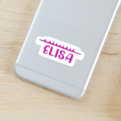 Elisa Sticker Rowboat Laptop Image