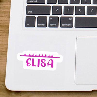 Elisa Sticker Rowboat Image