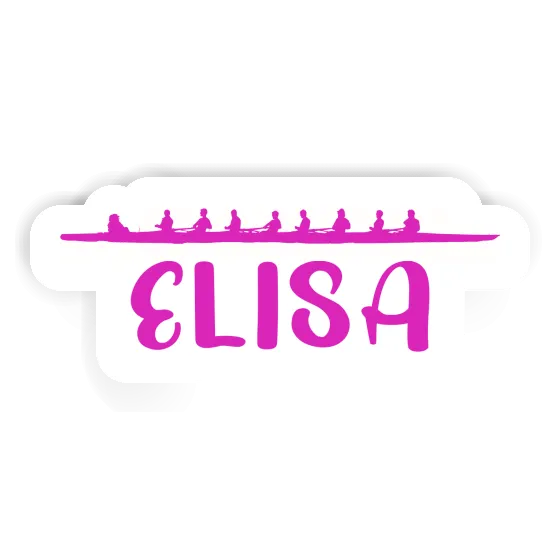 Elisa Sticker Rowboat Image