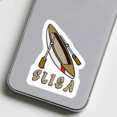 Elisa Sticker Rowboat Image