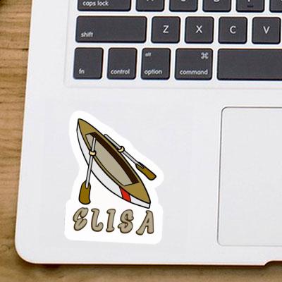 Elisa Sticker Rowboat Notebook Image