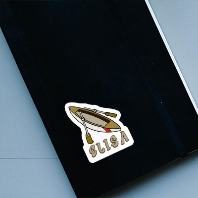 Elisa Sticker Rowboat Notebook Image