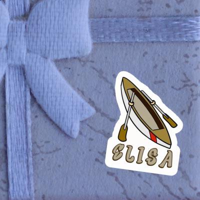 Elisa Sticker Rowboat Image