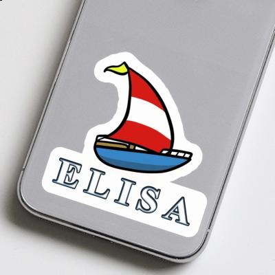 Sticker Sailboat Elisa Image