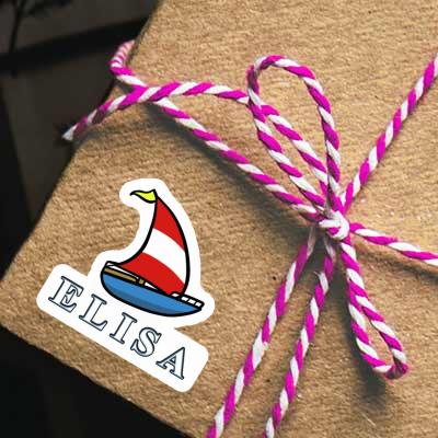 Sticker Segelboot Elisa Notebook Image