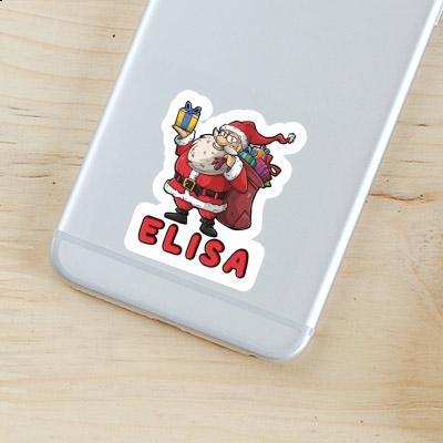 Elisa Sticker Santa Claus Laptop Image