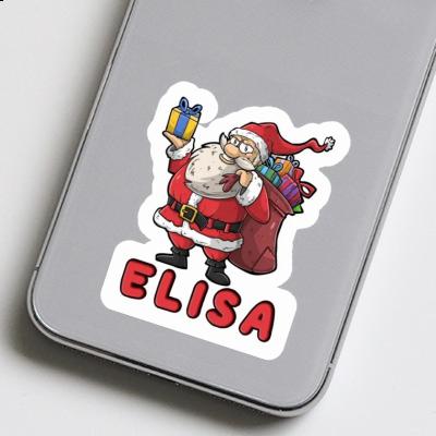 Elisa Aufkleber Weihnachtsmann Gift package Image