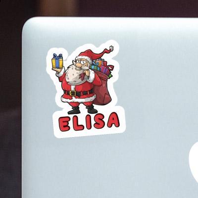 Elisa Sticker Santa Claus Laptop Image