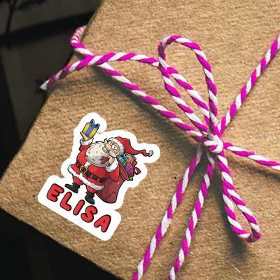 Elisa Sticker Santa Claus Gift package Image