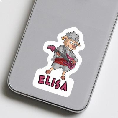 Sticker Elisa Rockergirl Notebook Image