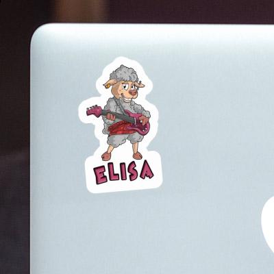 Sticker Elisa Rockergirl Laptop Image