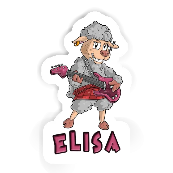 Sticker Elisa Rockergirl Laptop Image