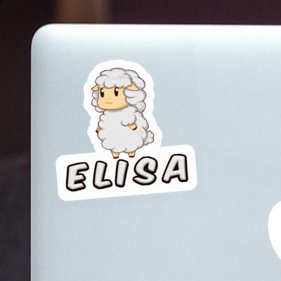 Elisa Sticker Sheep Laptop Image