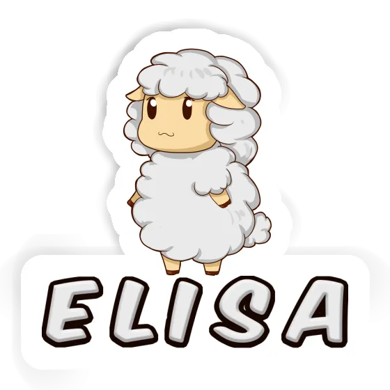 Elisa Sticker Sheep Notebook Image